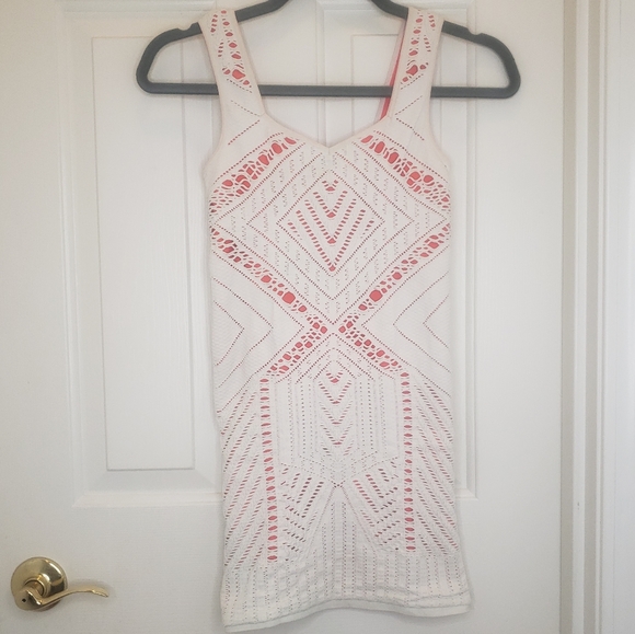 Intimately Free People Slip Dress Cream/ Coral - Picture 3 of 5